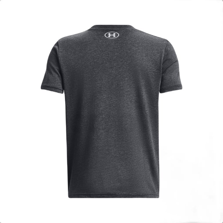 Футболка Under Armour UA Logo Woodmark SS J - чорна