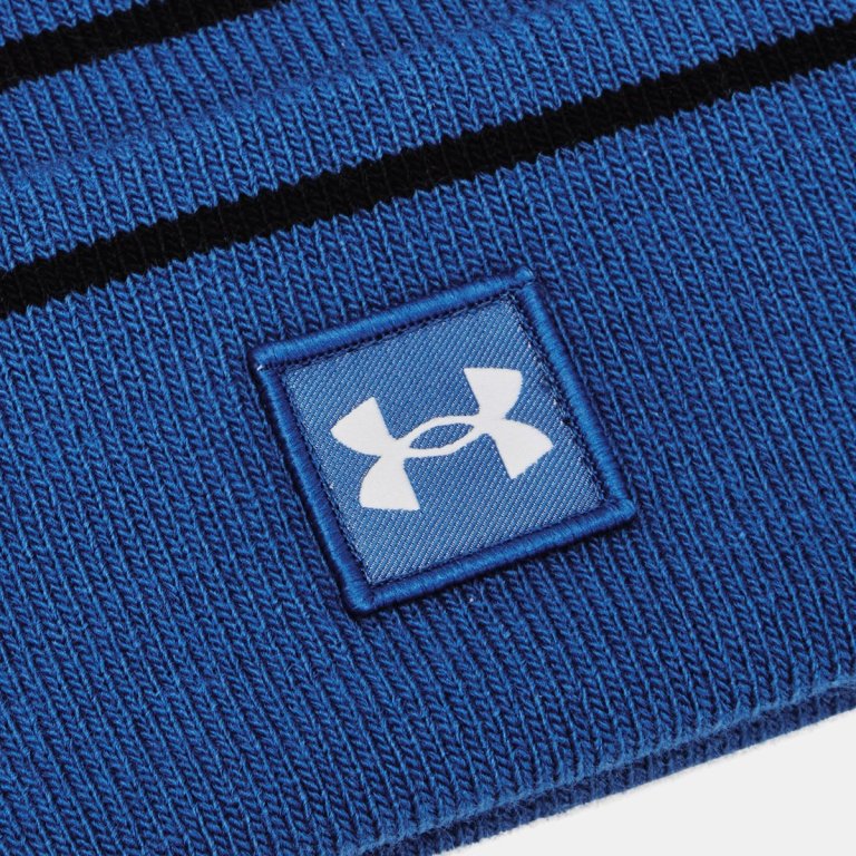 Шапка Under Armour Halftime Pom Beanie M - синя