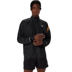 Куртка Asics Icon Jacket M - чорний/помаранчевий