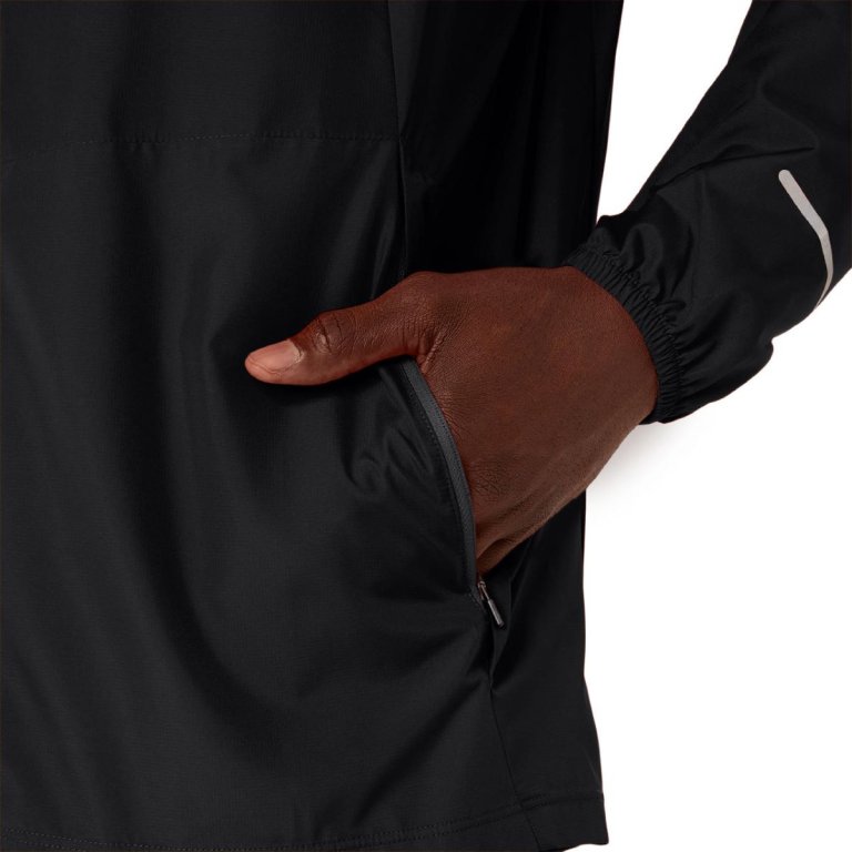 Куртка Asics Icon Jacket M - чорний/помаранчевий