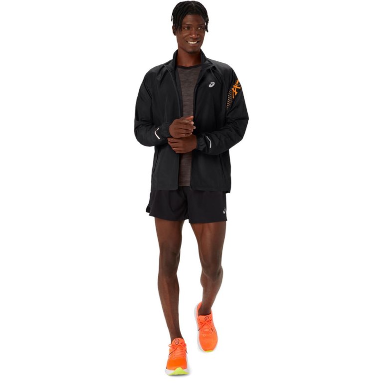 Куртка Asics Icon Jacket M - чорний/помаранчевий