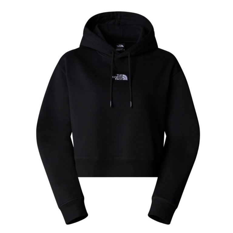 Mikina The North Face Essential Crop Hoodie W - čierna