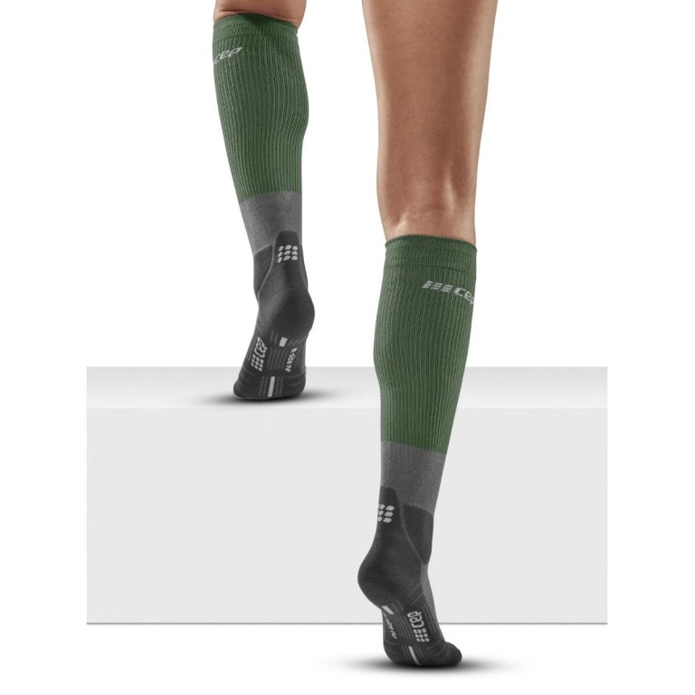 Шкарпетки CEP Merino W - зелені