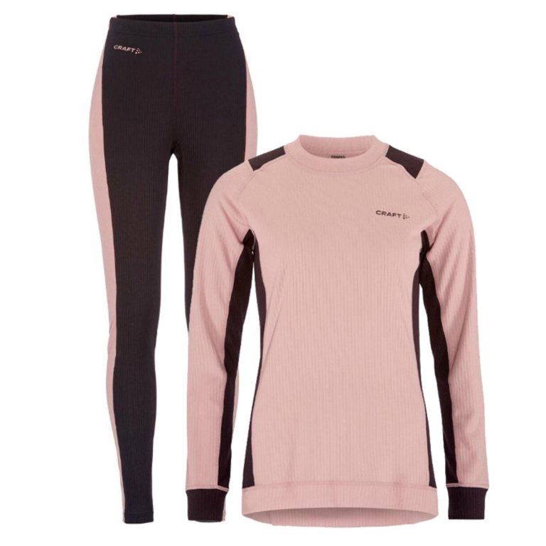 Súprava Craft Core Dry Baselayer W - ružová/čierna