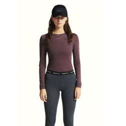 Комплект Craft Core Wool Merino W - червоний/чорний