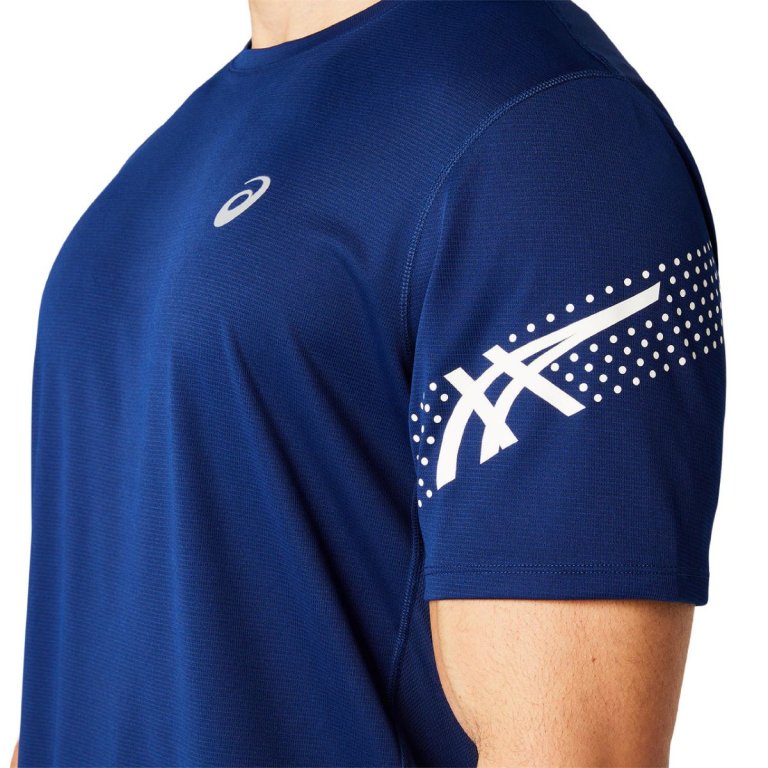 Футболка Asics Icon SS Top M - синя