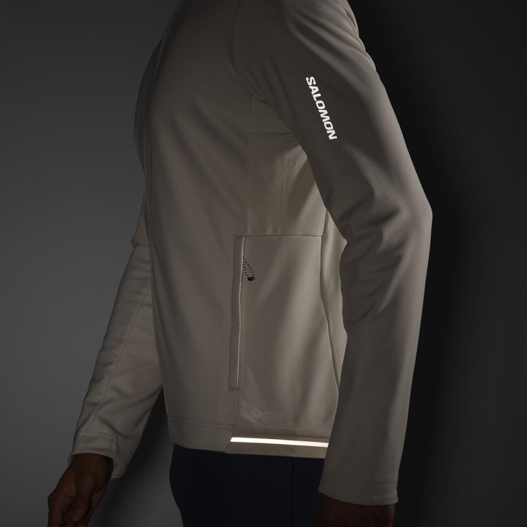 Куртка Salomon GTX® Infinium™ Windstopper® M - коричневий