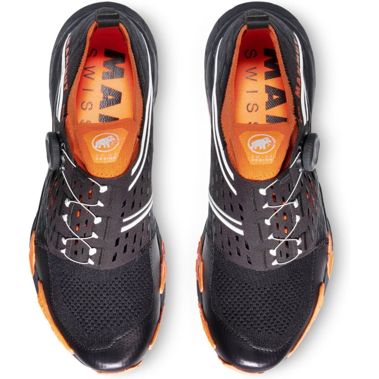 Кросівки Mammut Aenergy TR BOA® Mid GTX M - чорний/помаранчевий