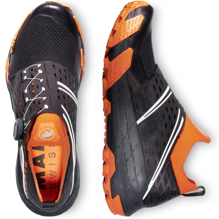 Кросівки Mammut Aenergy TR BOA® Mid GTX M - чорний/помаранчевий