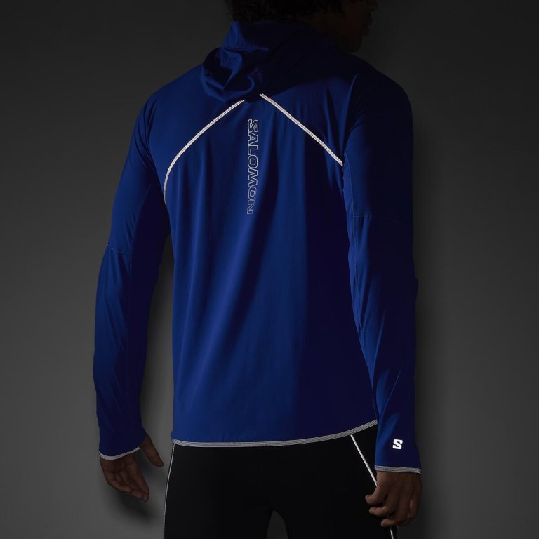 Кофта Salomon Sense Aero Hybrid HZ HD M - синій