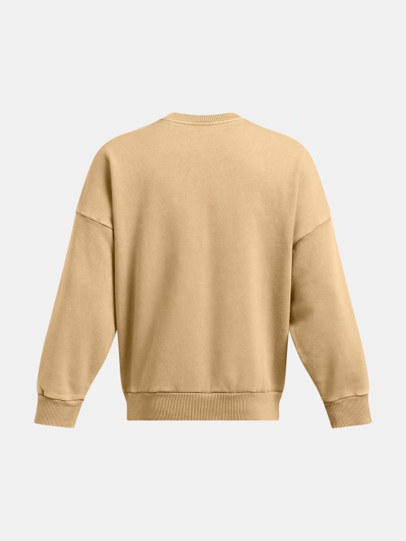 Кофта Under Armour Icon HWT Flc Wash OS Crew M - коричневий