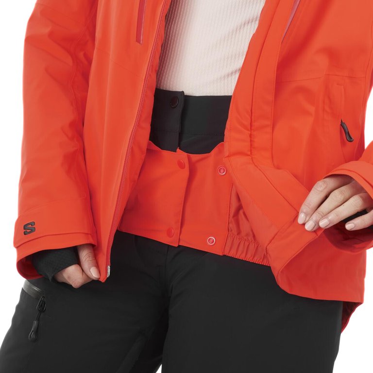 Куртка Salomon Brilliant Jkt W - помаранчева