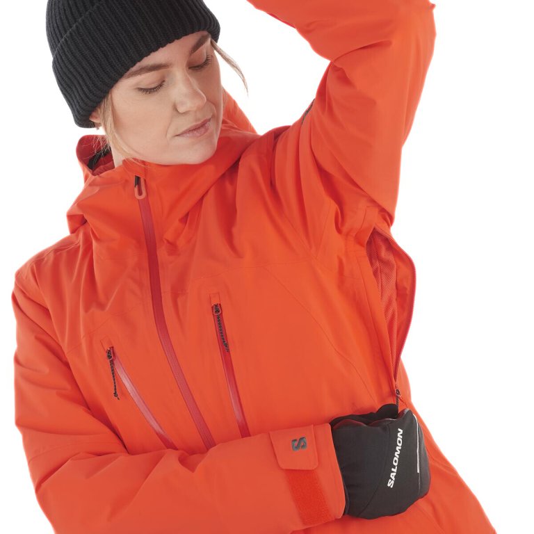 Куртка Salomon Brilliant Jkt W - помаранчева