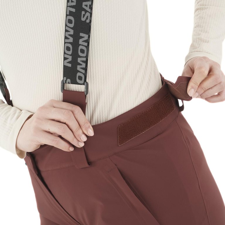 Штани Salomon Brilliant Pant W - червоний