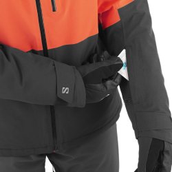 Куртка Salomon Highland Jkt M - оранжевий/чорний