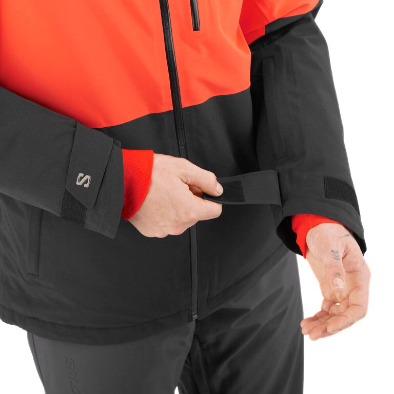 Куртка Salomon Highland Jkt M - оранжевий/чорний