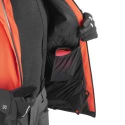 Куртка Salomon Highland Jkt M - оранжевий/чорний