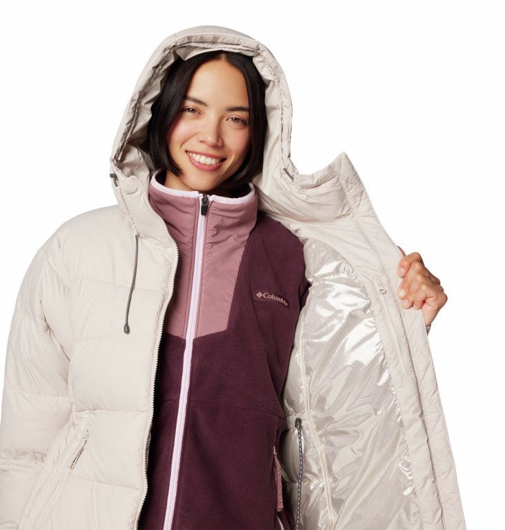 Пуховик Columbia Pike Lake™ II Long Jacket W - бежевий