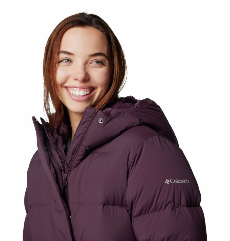 Пуховик Columbia Boundless Days™ Long Down Jkt W - фіолетове