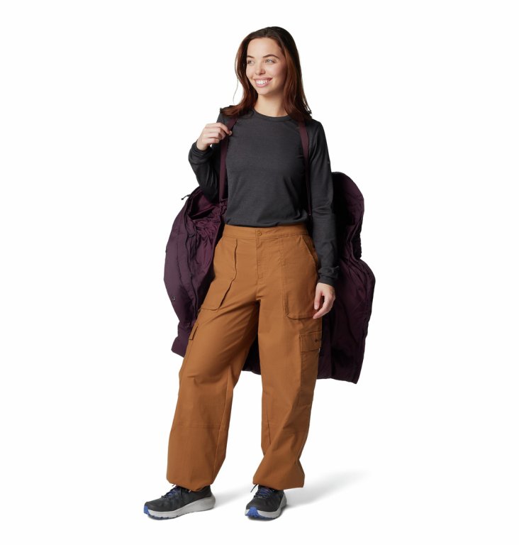 Пуховик Columbia Boundless Days™ Long Down Jkt W - фіолетове