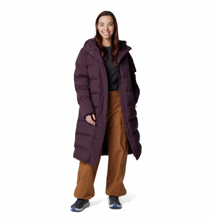 Пуховик Columbia Boundless Days™ Long Down Jkt W - фіолетове