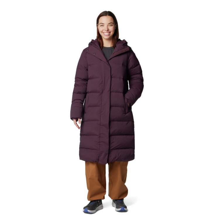 Пуховик Columbia Boundless Days™ Long Down Jkt W - фіолетове