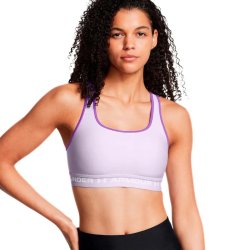 Бюстгальтер Under Armour Crossback Mid Bra W - фіолетовий