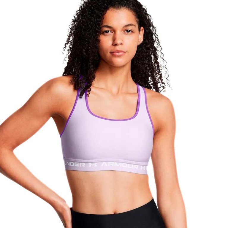 Бюстгальтер Under Armour Crossback Mid Bra W - фіолетовий