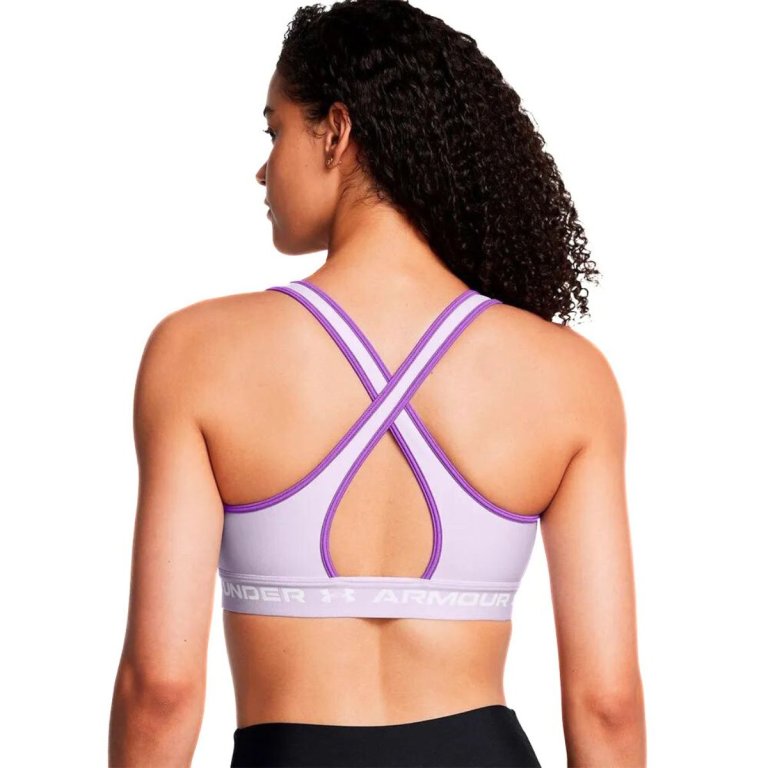 Бюстгальтер Under Armour Crossback Mid Bra W - фіолетовий