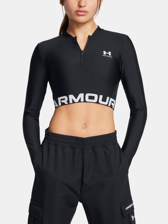 Футболка Under Armour HeatGear Rib 1/4 Zip LS