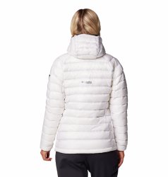Bunda Columbia Arctic Crest™ Down Hooded Jacket W - bílá