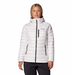 Bunda Columbia Arctic Crest™ Down Hooded Jacket W - bílá