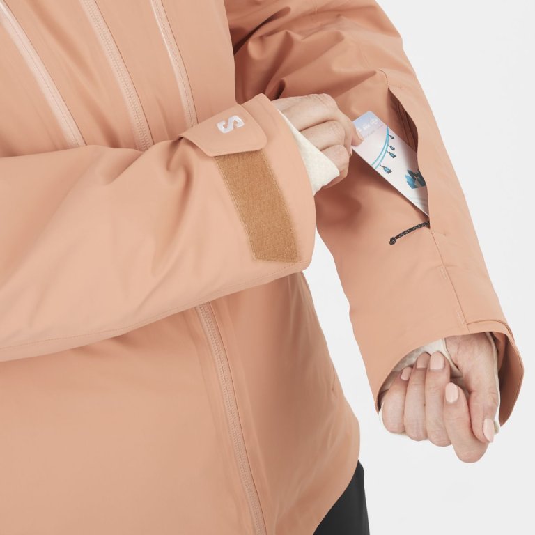 Куртка Salomon Brilliant Jacket W - помаранчева