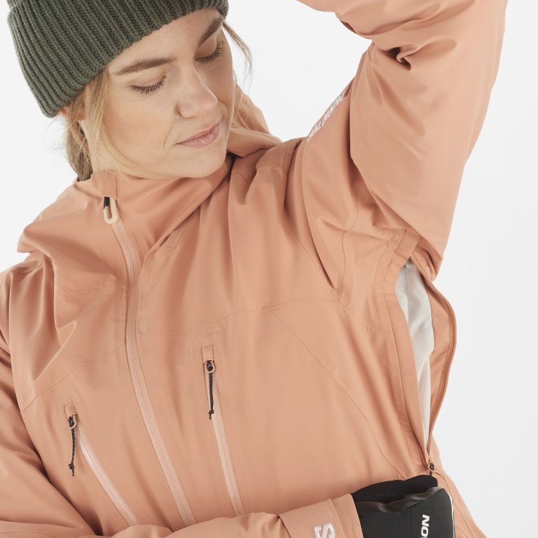 Куртка Salomon Brilliant Jacket W - помаранчева