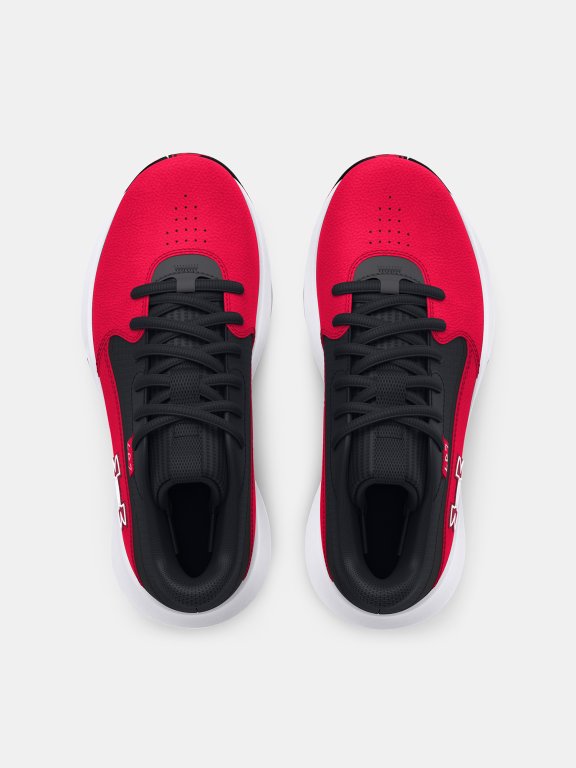 Obuv Under Armour UA GS Lockdown 7 - červená/čierna