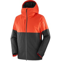 Куртка Salomon Transfer Puff Jkt M - червоний/чорний