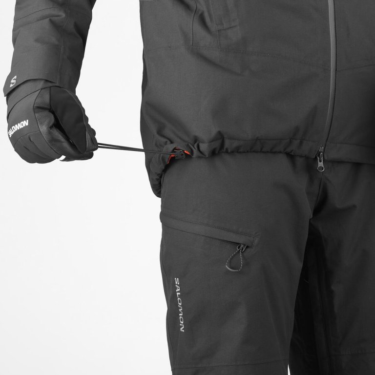 Куртка Salomon Transfer Puff Jkt M - червоний/чорний