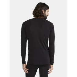 Футболка Craft Adv Wool Merino RN LS M - чорна