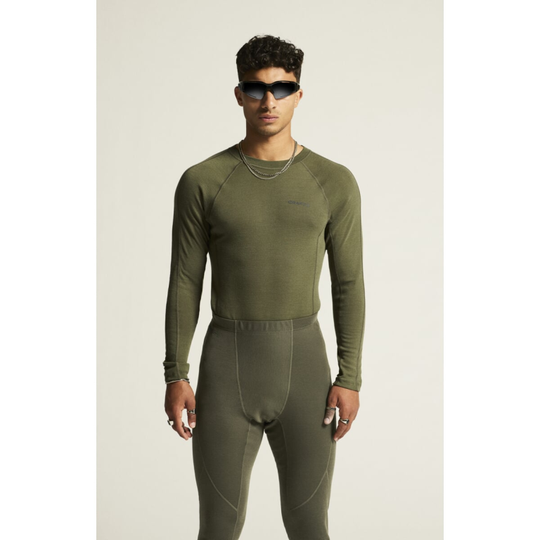 Футболка Craft Adv Wool Merino RN LS M - зелена
