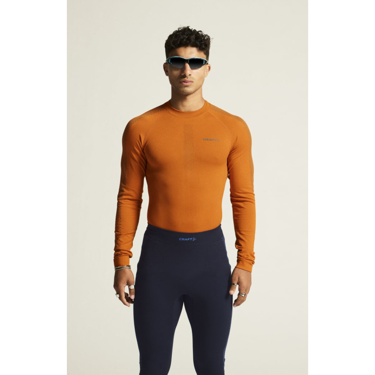 Футболка Craft Adv Warm Intensity LS M - помаранчева
