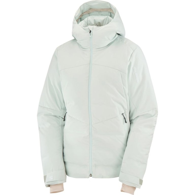 Куртка Salomon Alpenflow Down Jkt W - синя