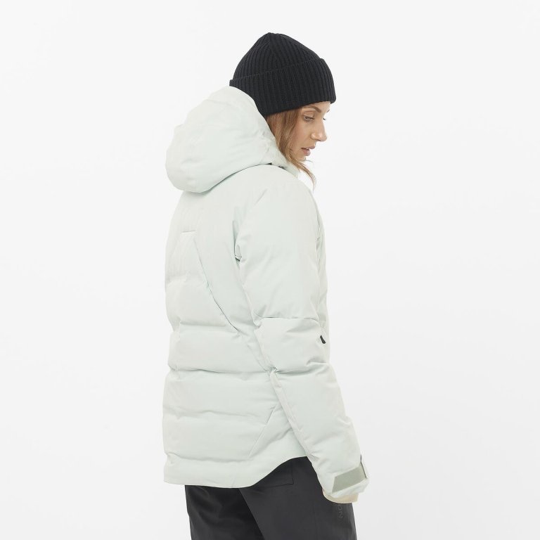 Куртка Salomon Alpenflow Down Jkt W - синя