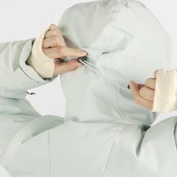 Куртка Salomon Alpenflow Down Jkt W - синя