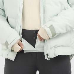 Куртка Salomon Alpenflow Down Jkt W - синя