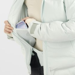 Куртка Salomon Alpenflow Down Jkt W - синя