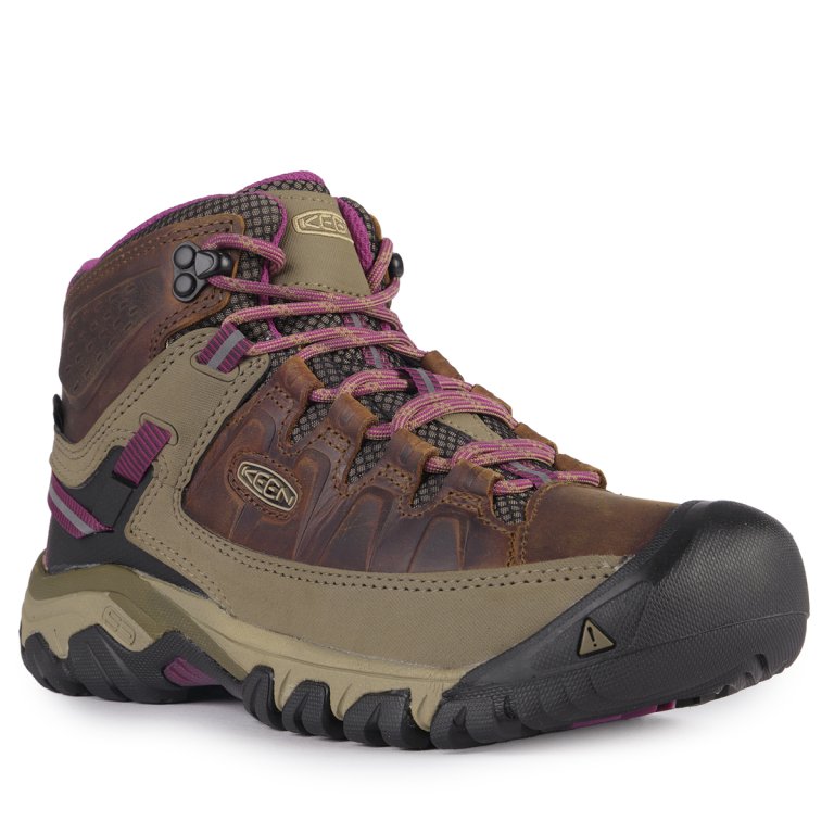Взуття жіноче Keen Targhee III Mid Waterproof W - коричневе/фіолетове