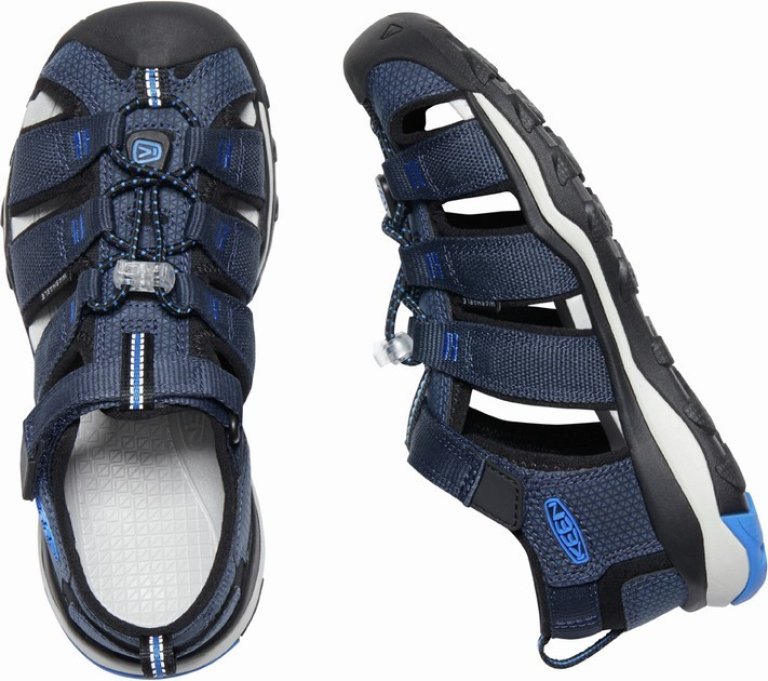 Detské sandále Keen Newport Neo H2 - modré