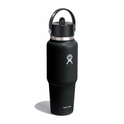 Термос Hydro Flask 32 унції (946 мл) Wide Flex Straw Travel Bottle - чорний