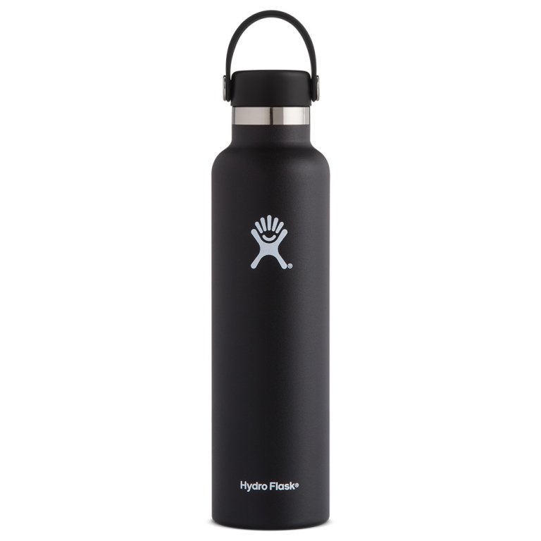 Термопляшка Hydro Flask 24 унції (710 мл) Standard Mouth Thermos - чорний