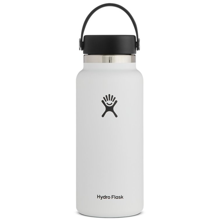 Термопляшка Hydro Flask 32oz Wide Mouth 2.0 - біла
